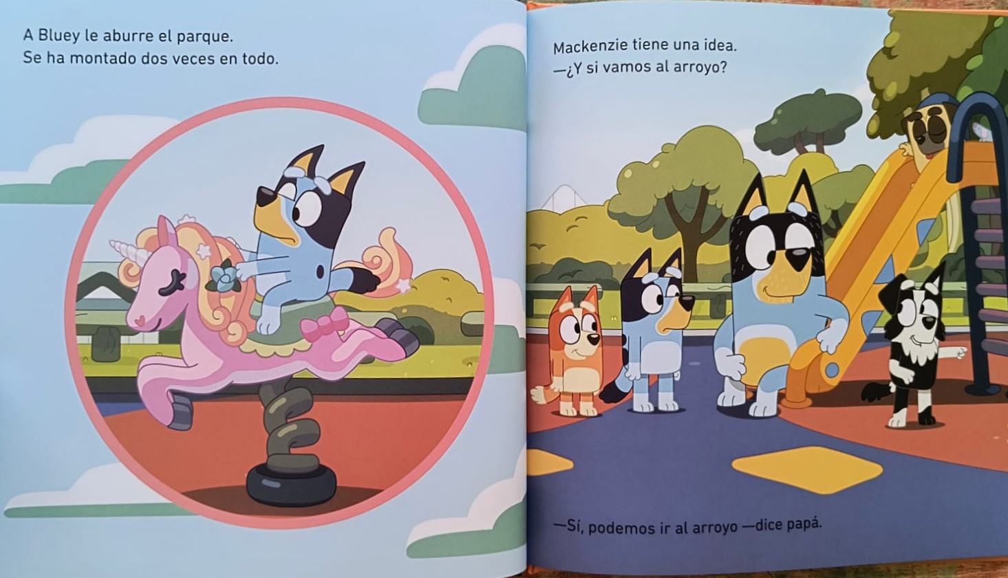  Bluey. Un cuento - El arroyo (edición en español):  9788448865092: Bluey: Libros